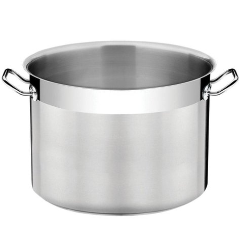 Caldeirão Tramontina Professional em Aço Inox com Fundo Triplo sem Tampa 30 Cm