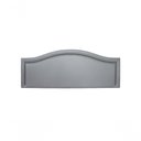 Ver imagem 2 de Cabeceira Casal Curva Luxo 140x60 Courino Cinza - Tachas Fumê