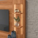 Ver imagem 3 de Estante Home Sala 207cm para Tv 70 Pol Led Brise Lukaliam Jequitiba