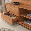 Ver imagem 2 de Estante Home Sala 207cm para Tv 70 Pol Led Brise Lukaliam Jequitiba