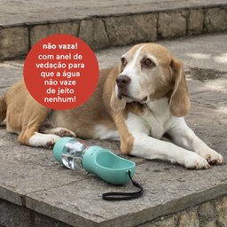 Garrafa Portátil Pet com Porta-Comida Water And Food To Go 258/200ml com Filtro de Carvão Ativado - 6