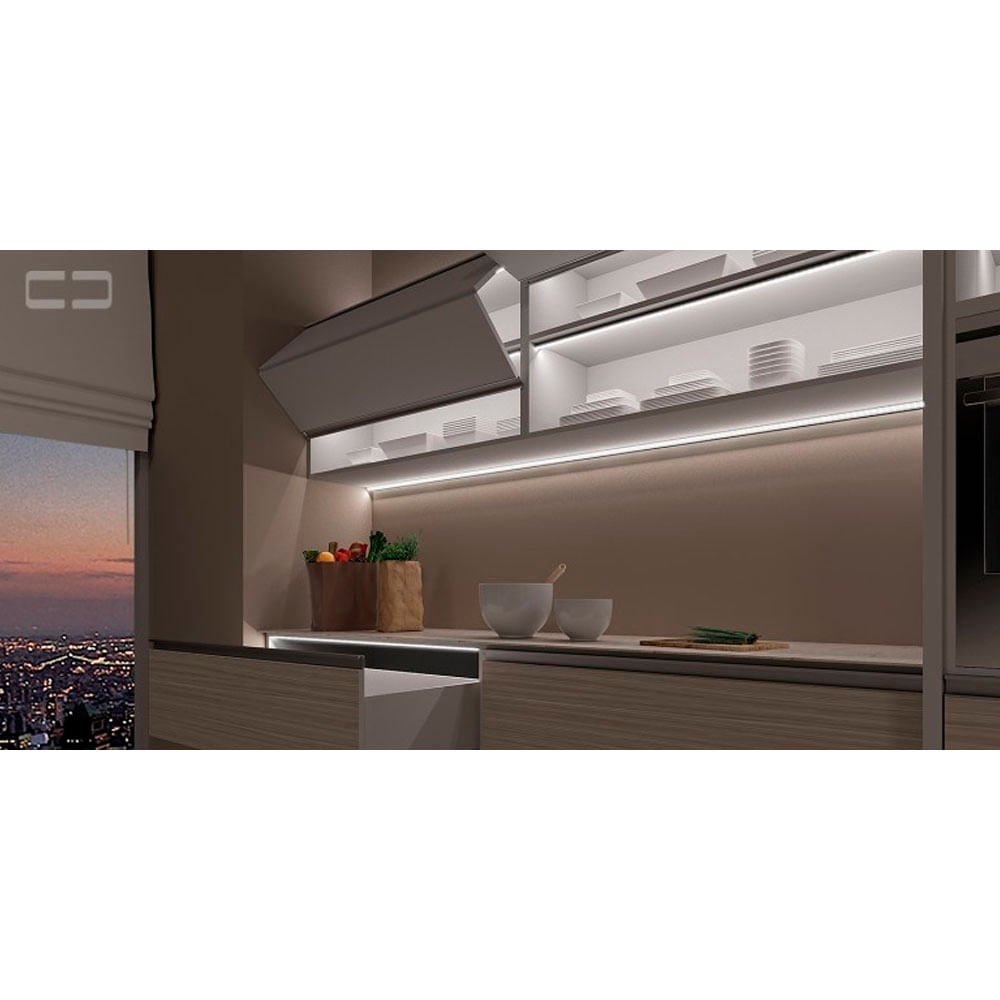 Luminária Doble Sobrepor Alumínio com Sensor de Movimento 1062 mm Nuze/Artetílica - 2