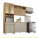 Ver imagem 2 de Cozinha Condessa 4 Peças 8 Portas 1 Gaveta 270 Cm 100 Mdf Nesher