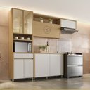 Ver imagem 1 de Cozinha Condessa 4 Peças 8 Portas 1 Gaveta 270 Cm 100 Mdf Nesher
