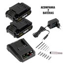 Ver imagem 6 de Parafusadeira e Furadeira de Impacto à Bateria 20V PFE-20EV com Maleta, 2 Baterias e Kit EVALD