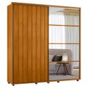 Ver imagem 1 de Guarda Roupa Casal 230cm com Espelho Verbena Cinamomo Z10 - Mpozenato