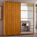 Ver imagem 2 de Guarda Roupa Casal 230cm com Espelho Verbena Cinamomo Z10 - Mpozenato