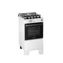 Ver imagem 2 de Fogão Esmaltec 4 Bocas Ideal Master Mesa Inox Tampa de Vidro Forno 50 Litros Branco T4itb Bivolt