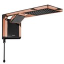 Ver imagem 1 de Chuveiro Elétrico Acqua Duo Ultra Preto/rosegold 7800w 220v Lorenzetti