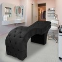 Ver imagem 1 de Maca Estética Estofada Reclinável Ergonômica Veludo Eliana:preto