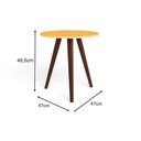 Ver imagem 2 de Mesa Cabeceira Casal Rt3144 Preto - Movelbento