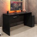 Ver imagem 2 de Mesa para Computador Desk Gamer Drx-9000 Preto Black - Móveis Leão