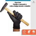 Ver imagem 4 de Martelo Pena Starfer 300g com Cabo de Madeira Legítima Aço Polido Funilaria Rebitar Metais e Uso Ger