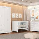 Ver imagem 1 de Quarto para Bebê Completo com Berço Evolution 4 em 1 Zaki