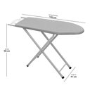 Ver imagem 5 de Tábua de Passar Grande Retrátil Portátil 1,42 Jumbo Robusta