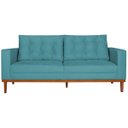 Ver imagem 3 de Sofá 2 Lugares Dubai Suede - Doce Sonho Móveis Sofá 2 Lugares Sofás Azul Turquesa