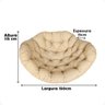 Almofada Impermeável para Balanço Suspenço Ninho - Lisato Bege - 2