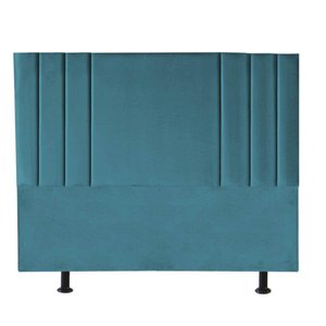 Cabeceira para Cama Box Casal 1,40 Cm Grécia - Oferta House Cor:azul Turquesa