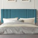 Ver imagem 3 de Cabeceira para Cama Box Casal 1,40 Cm Grécia - Oferta House Cor:azul Turquesa