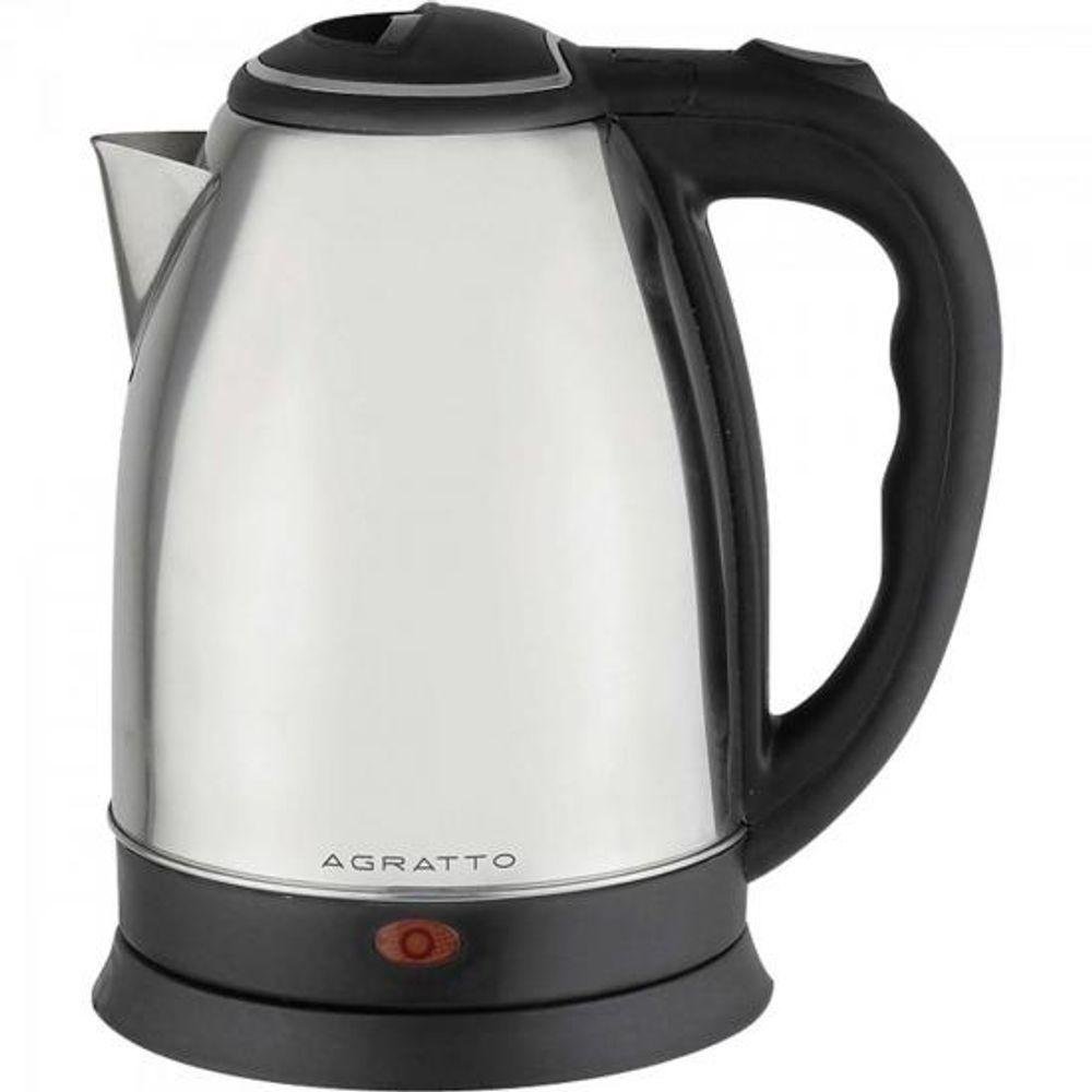 Chaleira Elétrica Agratto Ce02 Prata em Aço Inox 220v - 1