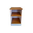 Ver imagem 1 de Mesa de Cabeceira na Cor Freijó com Branco