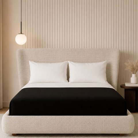 Cama Japonesa Seo Queen Linho Bege - Sallar Home
