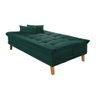 Sofá Cama Berlim Pés de Madeira Espuma D33 Cor:verde 403 - 4