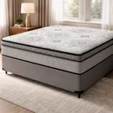 Ver imagem 1 de Cama Box com Colchão Espuma D33 Pillow In Anjos Ortosleep Casal 138cm