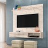 Estante Home Theater Suspenso Frizz Sublime Calacata Off White - Madetec - 4