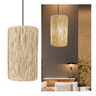 Lustre Sala Palha Decoração Ambientes Pequeno Pendente Sisal Sala Quarto - 1