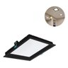 Kit 58 Painel de Embutir Led 18w Quadrado 3000k 4000k 6500k - Preto - Bco Neutro 4000k - 110v/220v - 1