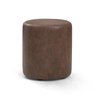 Puff Decorativo Redondo Cilíndrico Noruega - Corano Whisky - 1