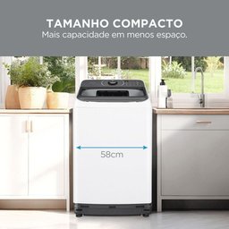 Lavadora de Roupas Automática Midea 14kg Ma512w140-wk Wave Impeller Branco 220v - 5 Lavadora de Roupas Automática Midea 14kg Ma512w140-wk Wave Impeller Branco 220v - 5