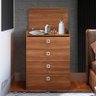 Cômoda com Compartimento Secreto 4 Gavetas Nogal Liberty Shop Jm - 1