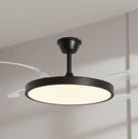 Ver imagem 2 de Ventilador de Teto Slim Retrátil – Preto Elegante + Controle