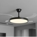 Ver imagem 4 de Ventilador de Teto Slim Retrátil – Preto Elegante + Controle