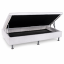 Ver imagem 2 de Base Bau para Cama de Solteiro 88x188 Physical Ortobom com Pistao a Gas Branco Ortobom