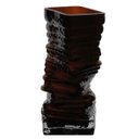 Ver imagem 1 de Vaso Decorativo Enfeite Planta Pedra Vidro 24x10x10cm Âmbar