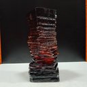 Ver imagem 5 de Vaso Decorativo Enfeite Planta Pedra Vidro 24x10x10cm Âmbar