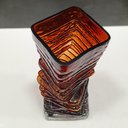 Ver imagem 3 de Vaso Decorativo Enfeite Planta Pedra Vidro 24x10x10cm Âmbar