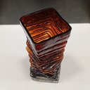 Ver imagem 4 de Vaso Decorativo Enfeite Planta Pedra Vidro 24x10x10cm Âmbar