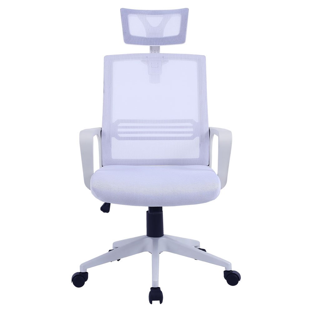 Cadeira Escritório Diretor Ergonomica Branco - 1