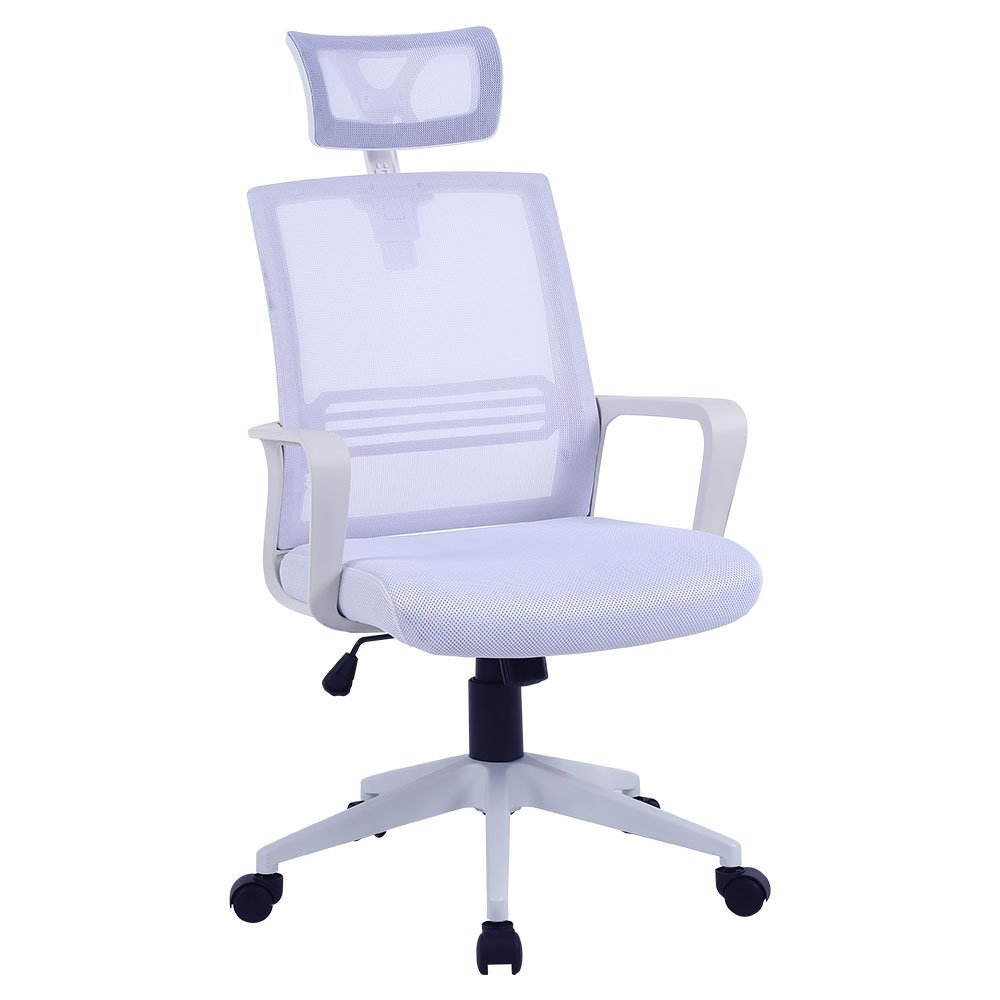 Cadeira Escritório Diretor Ergonomica Branco - 3