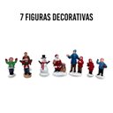 Ver imagem 4 de Vila Natalina 21 Pecas Premium Figuras de Natal Iluminacao LED Luz Loja Vitrine Decoracao Enfeites B