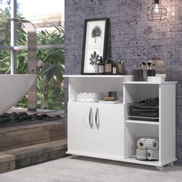 Armário Organizador Para Armazenamento de Alimento Para Guardar Prato Nova Decor Fruteira Multiuso - 5