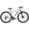 Bicicleta Aro 29 21 Marchas Freio Hidráulico Branco Preto19 - 1