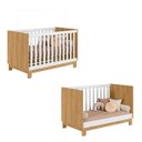 Ver imagem 2 de Conjunto Berço Encanto Slim 4315 Comoda 5135 Flora 4 Gavetas