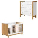 Ver imagem 1 de Conjunto Berço Encanto Slim 4315 Comoda 5135 Flora 4 Gavetas