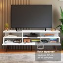 Ver imagem 2 de Rack para Tv até 65 Polegadas com Pés Retro Branco Londres Madesa Branco