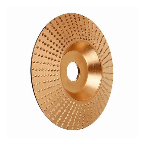 Disco Turbo Titânio Para Entalhar Madeira 100Mm Encaixe 7/8 - Oblíquo - 508,0002